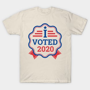 I Voted 2020 Design T-Shirt